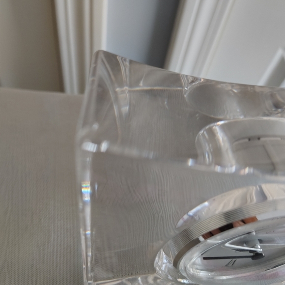 Mikasa Vintage Solitaire Crystal Clock - Picture 7 of 14